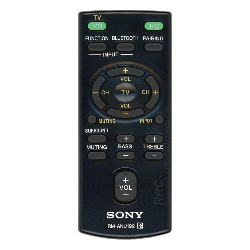 Sony OEM Remote Control RM-ANU192 for Sony Soundbar - Awesome Remote Controls