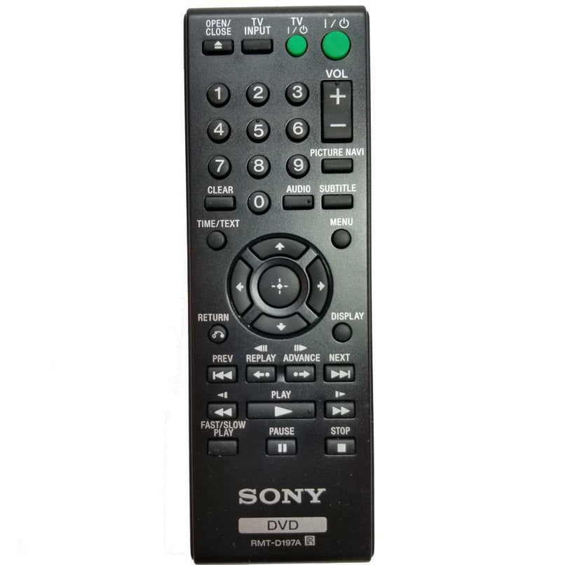 Sony OEM Remote Control RMT-D197A for Sony DVD Players - Awesome Remote Controls