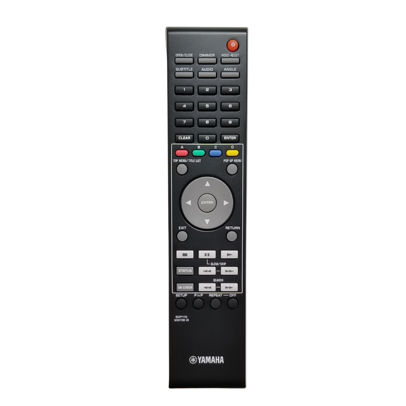 Yamaha OEM Remote Control WS017800, BDP110 for Yamaha Blu-Ray Players - Awesome Remote Controls