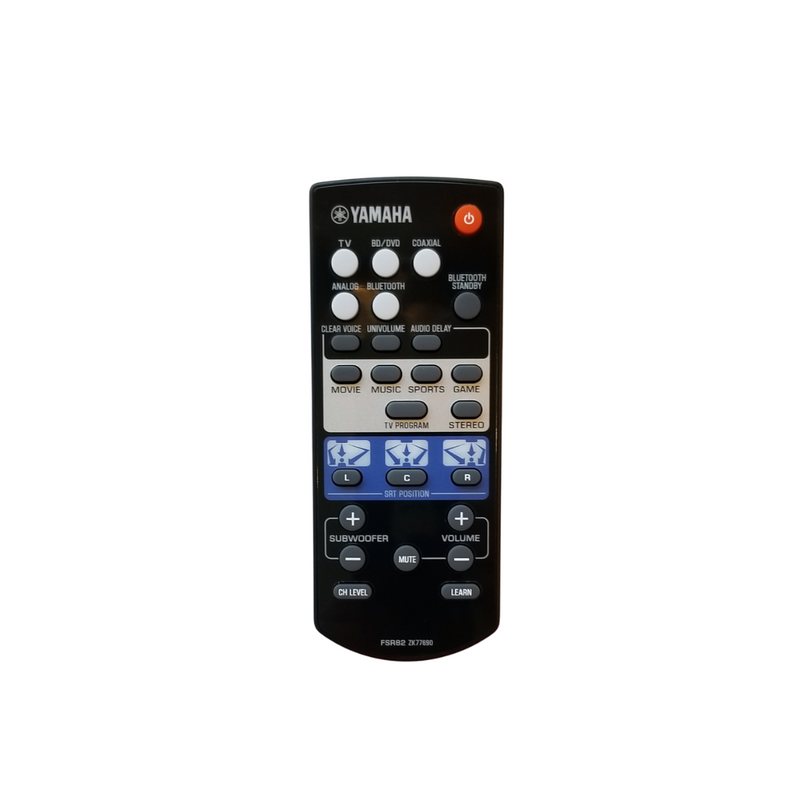 Yamaha OEM Remote Control ZK776900, FSR82 for Yamaha Soundbars - Awesome Remote Controls