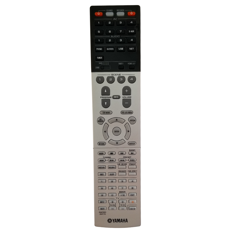 Yamaha OEM Remote Control ZW91700 (RAV559) for Yamaha Audio Receivers